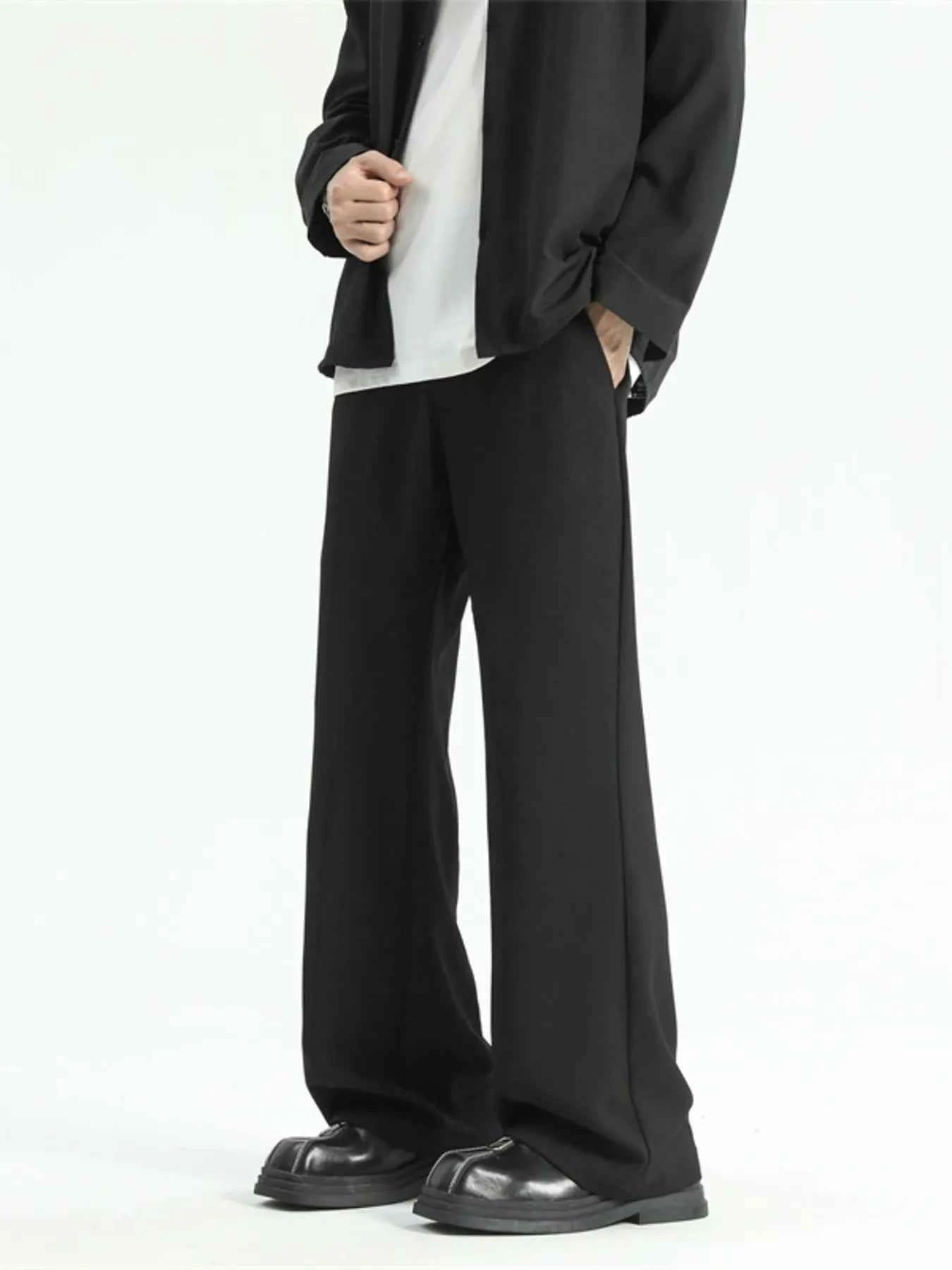 Men's Full Size Classic Bootcut Pants Plus Size