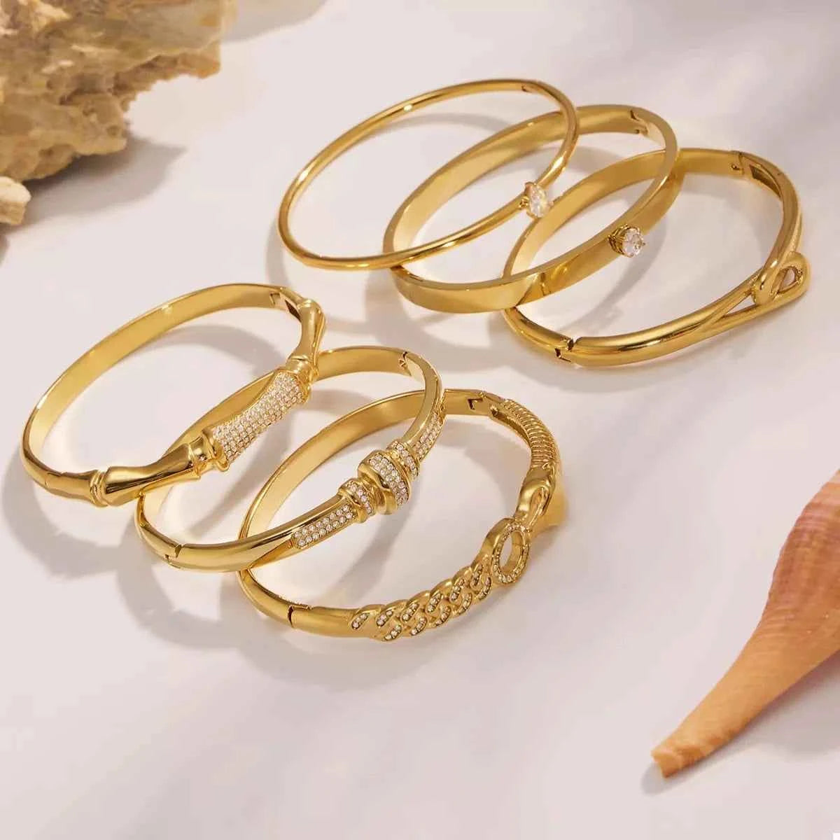 18K Gold-Plated Zircon Bracelet