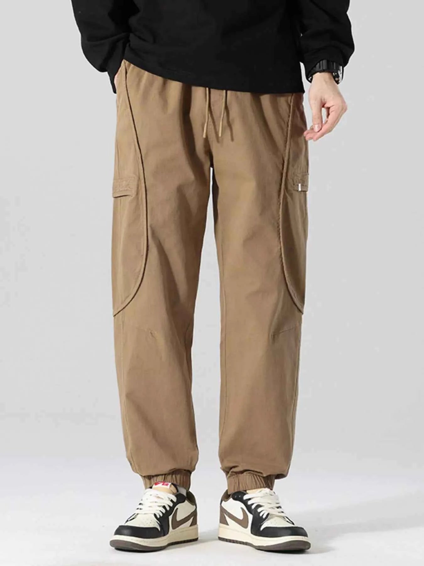 Men's Full Size Drawstring Loose Fit Joggers Plus Size