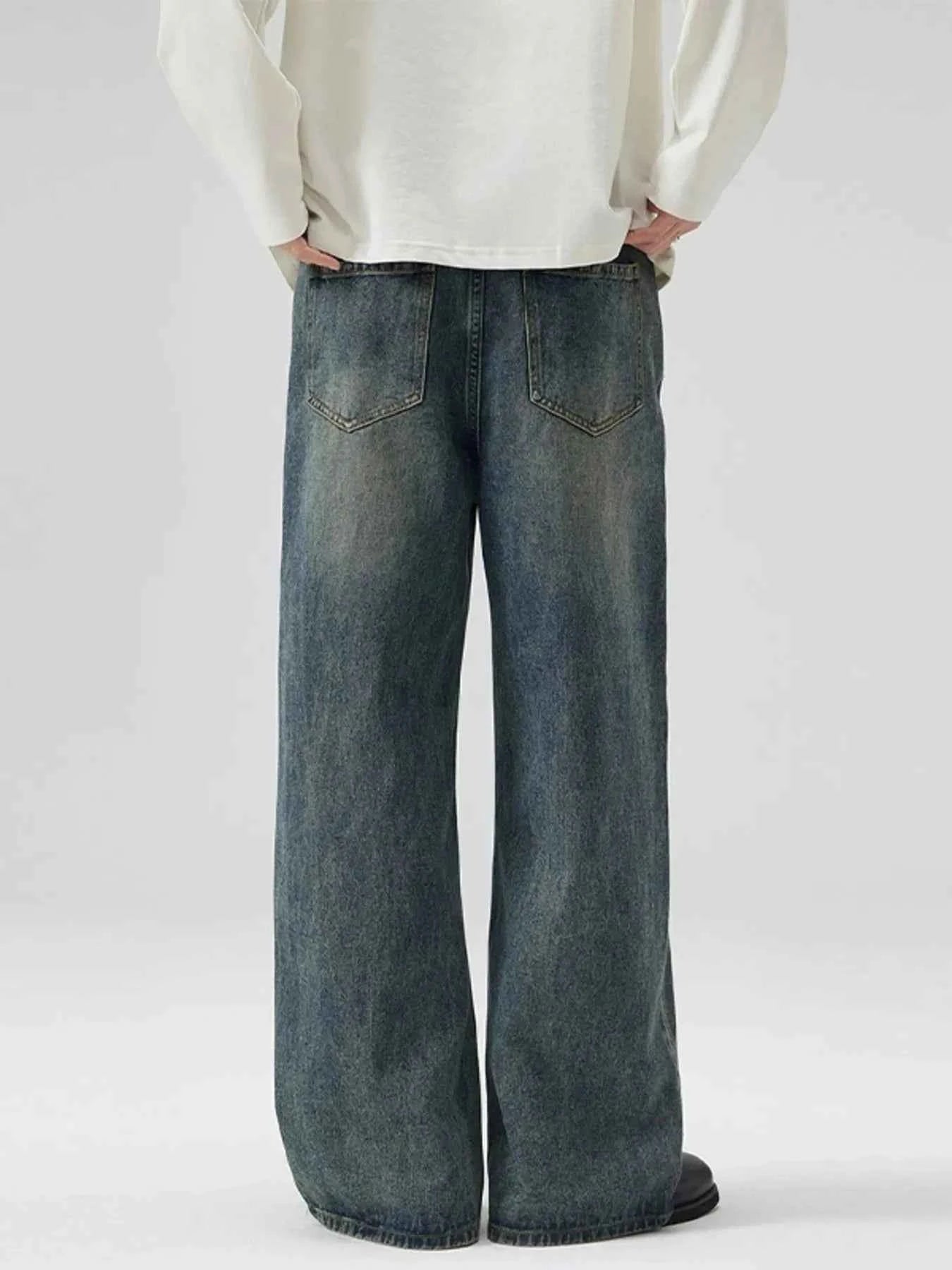 Men's Wide Leg Relaxed Fit Jeans