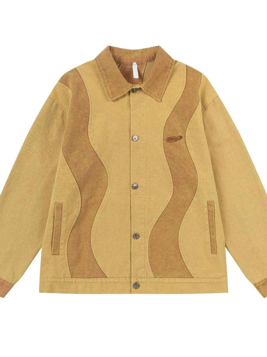 Men's Button Up Long Sleeve Jacket