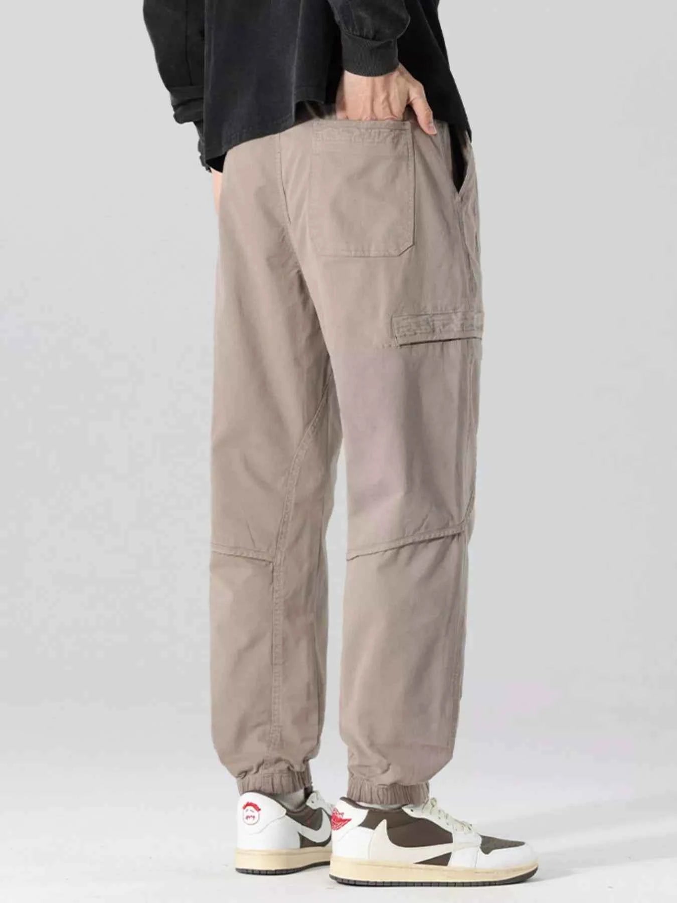 Men's Full Size Drawstring Loose Fit Joggers Plus Size