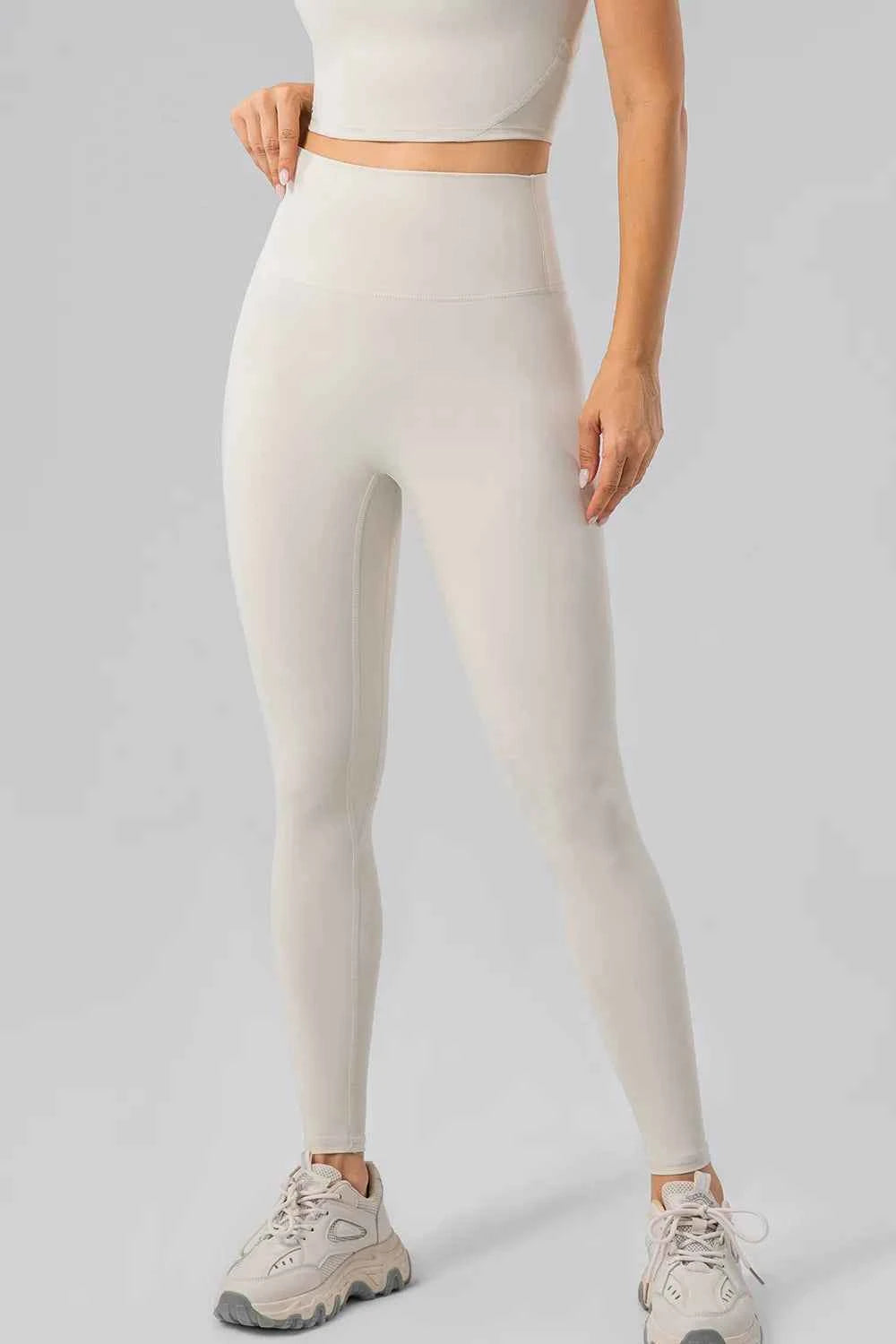 High Waist Wide Waistband Active Leggings