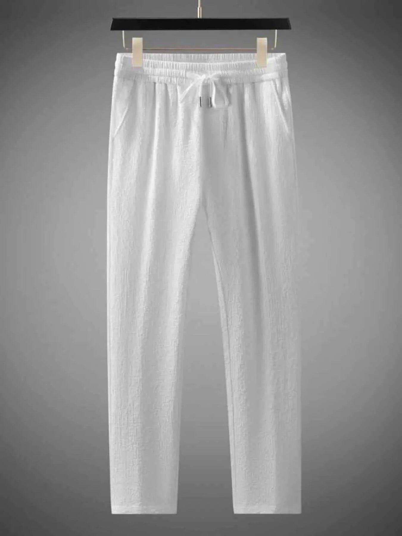 Men's Plus Size Button Up Short Sleeve Top and Pants Set