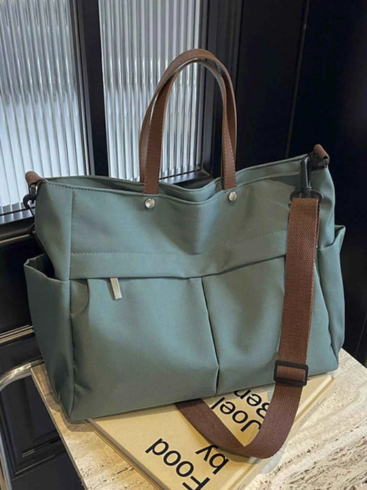 Casual Lightweight Nylon Tote Handbag