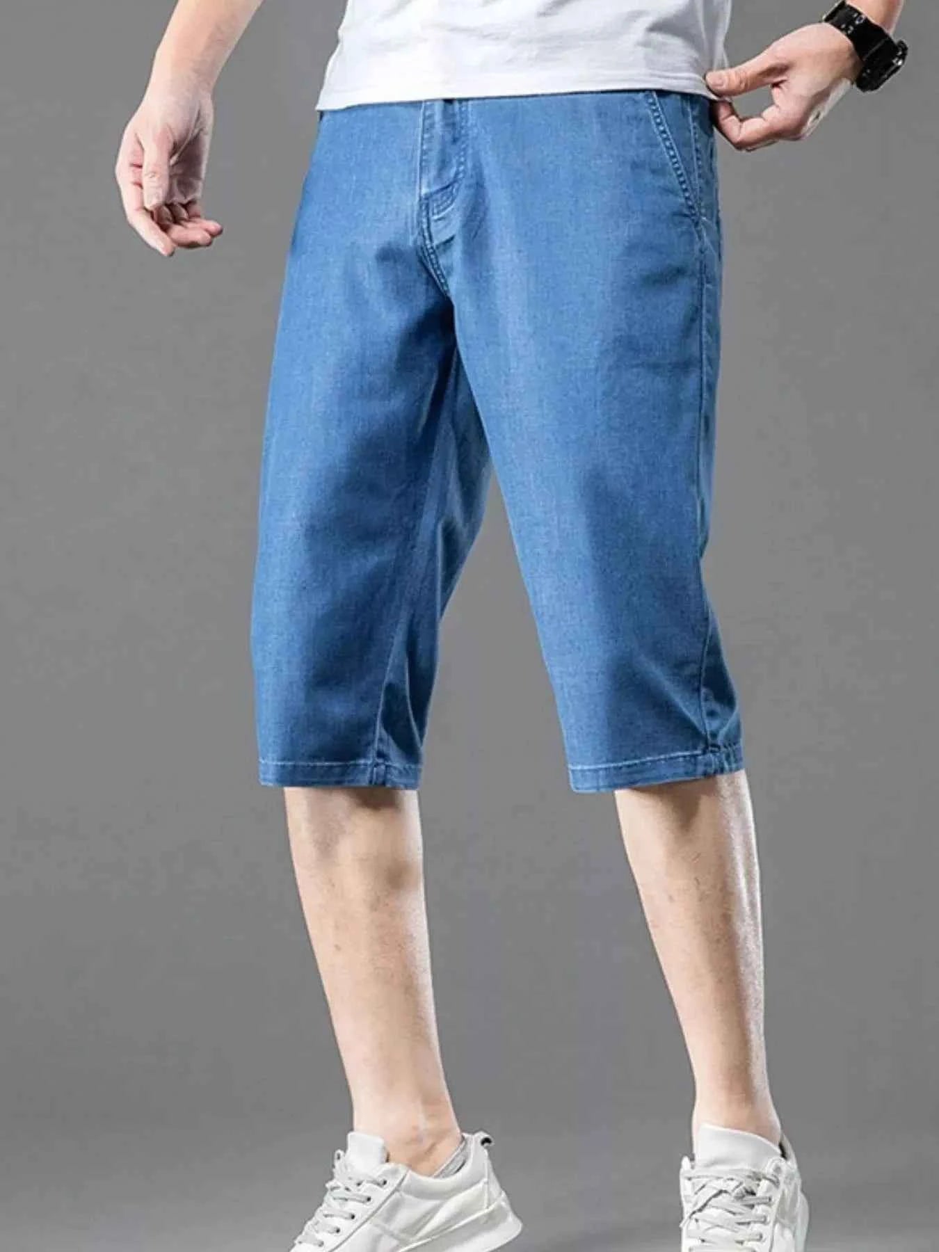 Men's Loose Fit Denim Shorts