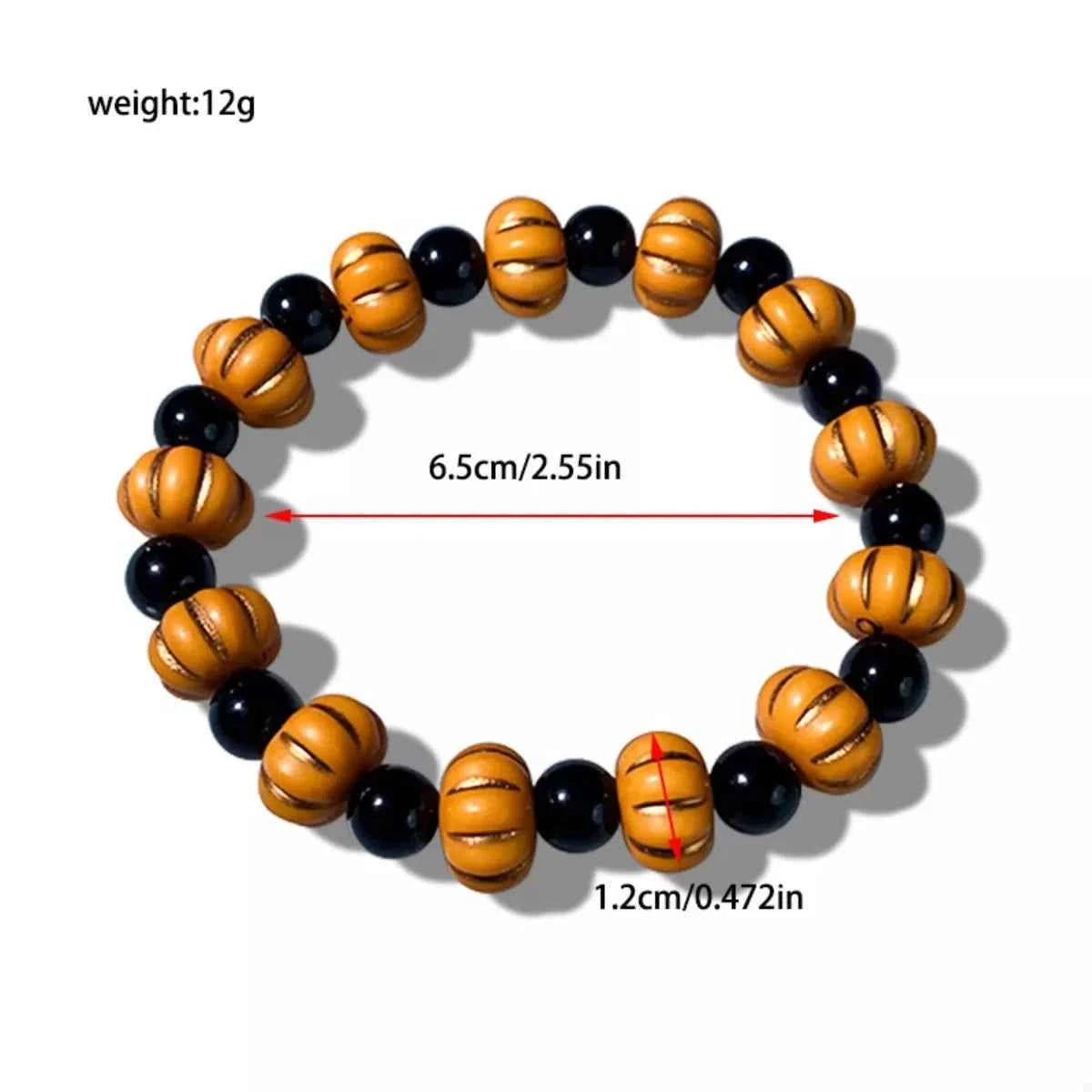 3 Piece Halloween Beaded Bracelet