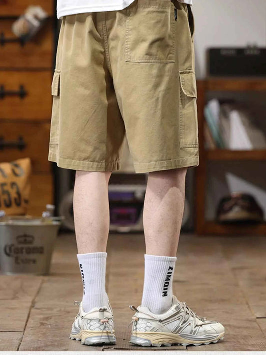 Men's Plus Size Casual Cargo Shorts