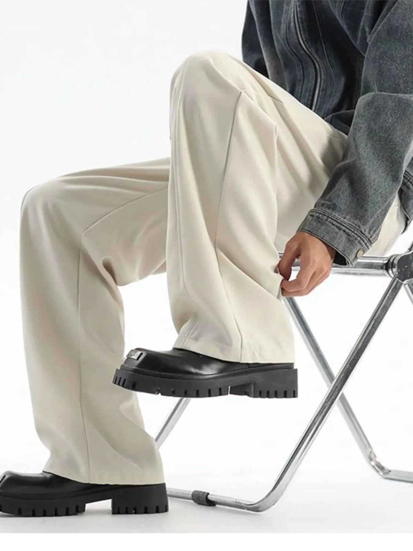 Men's Full Size Wide Leg Pants Plus Size