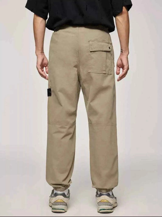 Men's Full Size Elastic Waist Joggers Plus Size