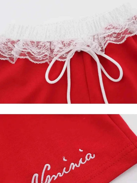 Lace Detail Shorts