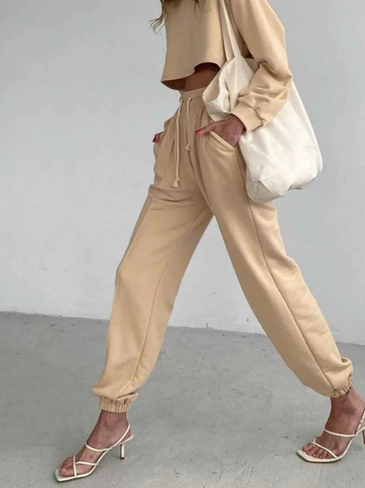 Casual Drawstring Jogger Pants