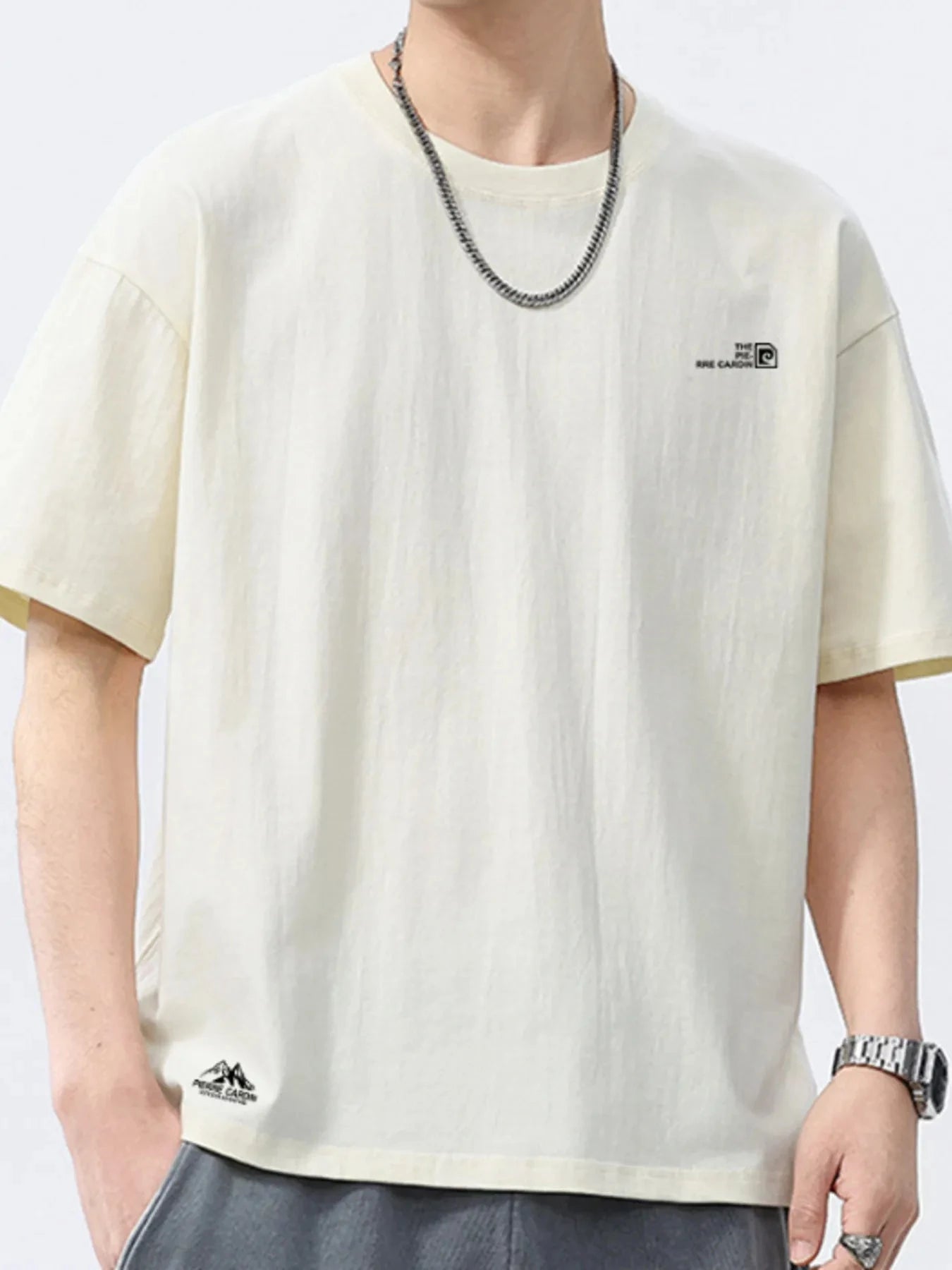 Men's Full Size Round Neck Short Sleeve T-Shirt Plus Size