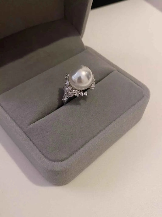 925 Sterling Silver Pearl Ring