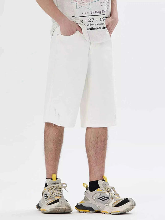 Men's Loose Fit Denim Shorts