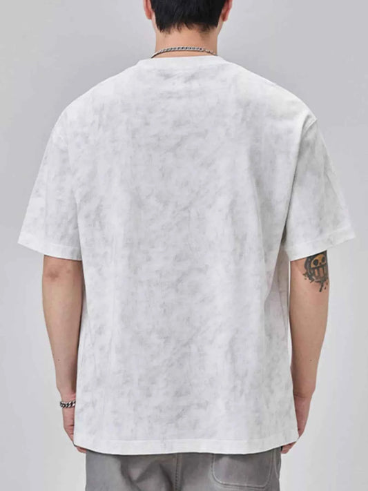 Men's Plus Size Round Neck Short Sleeve T-Shirt