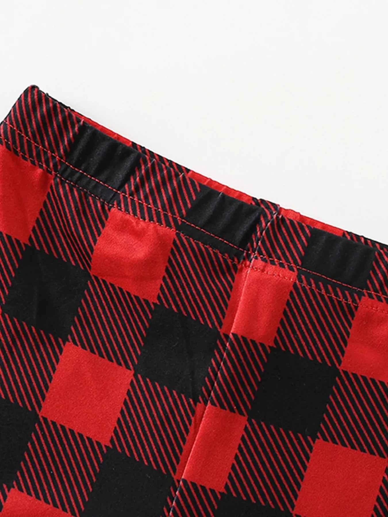 Children's Christmas Santa & Reindeer Pajama Set