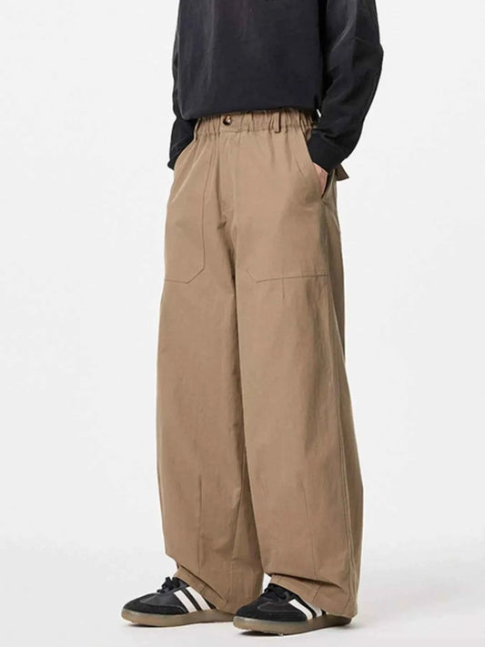 Men's Wide Leg Cargo Pants