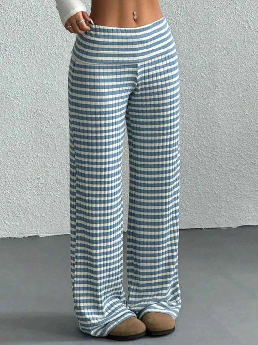 Striped Wide Leg Pants