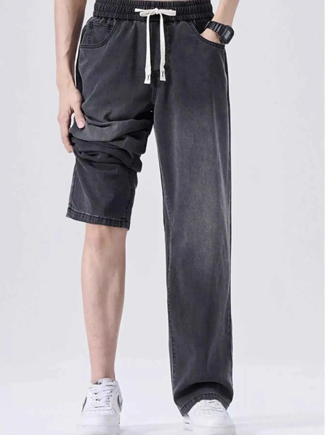 Men's Plus Size Wide Leg Jeans