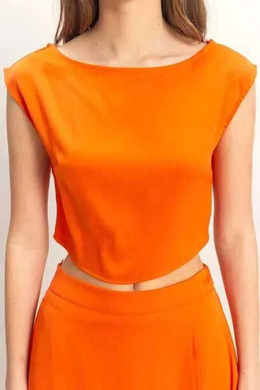 HYFVE Sleeveless Top and Maxi Skirt Set