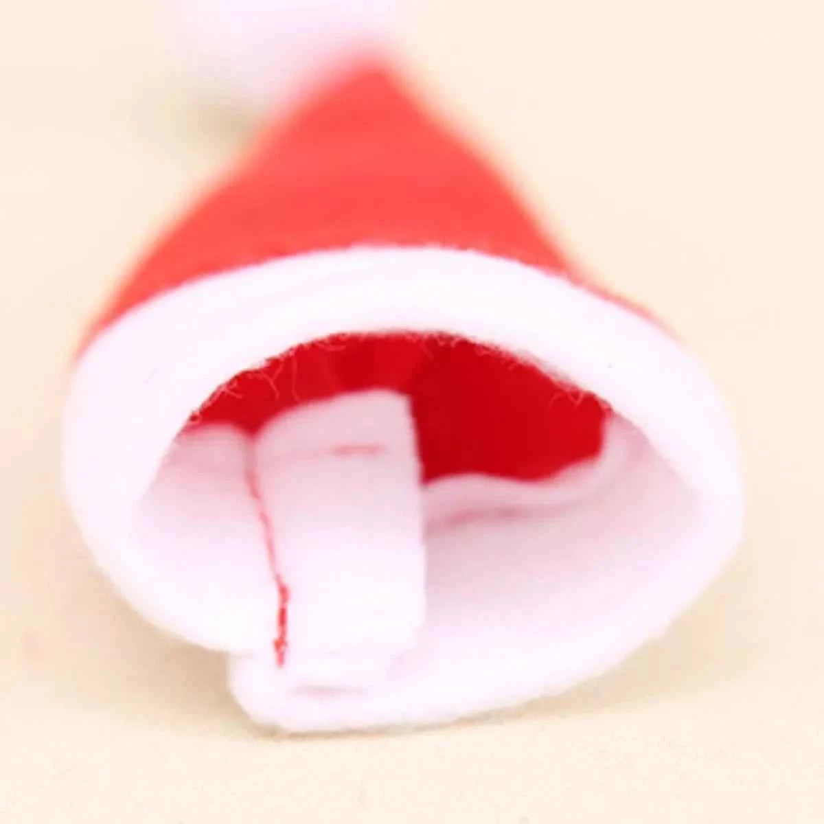 Christmas Santa Hat Cutlery Holders Decorative Table Setting