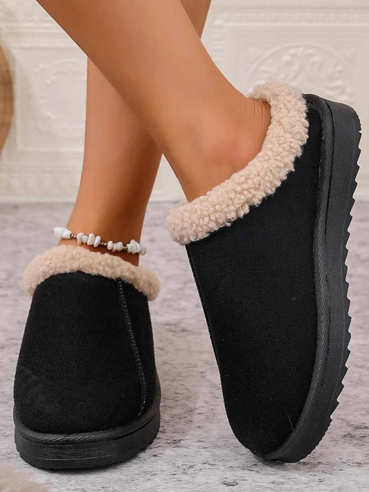 Cozy Faux Fur Lined Slippers