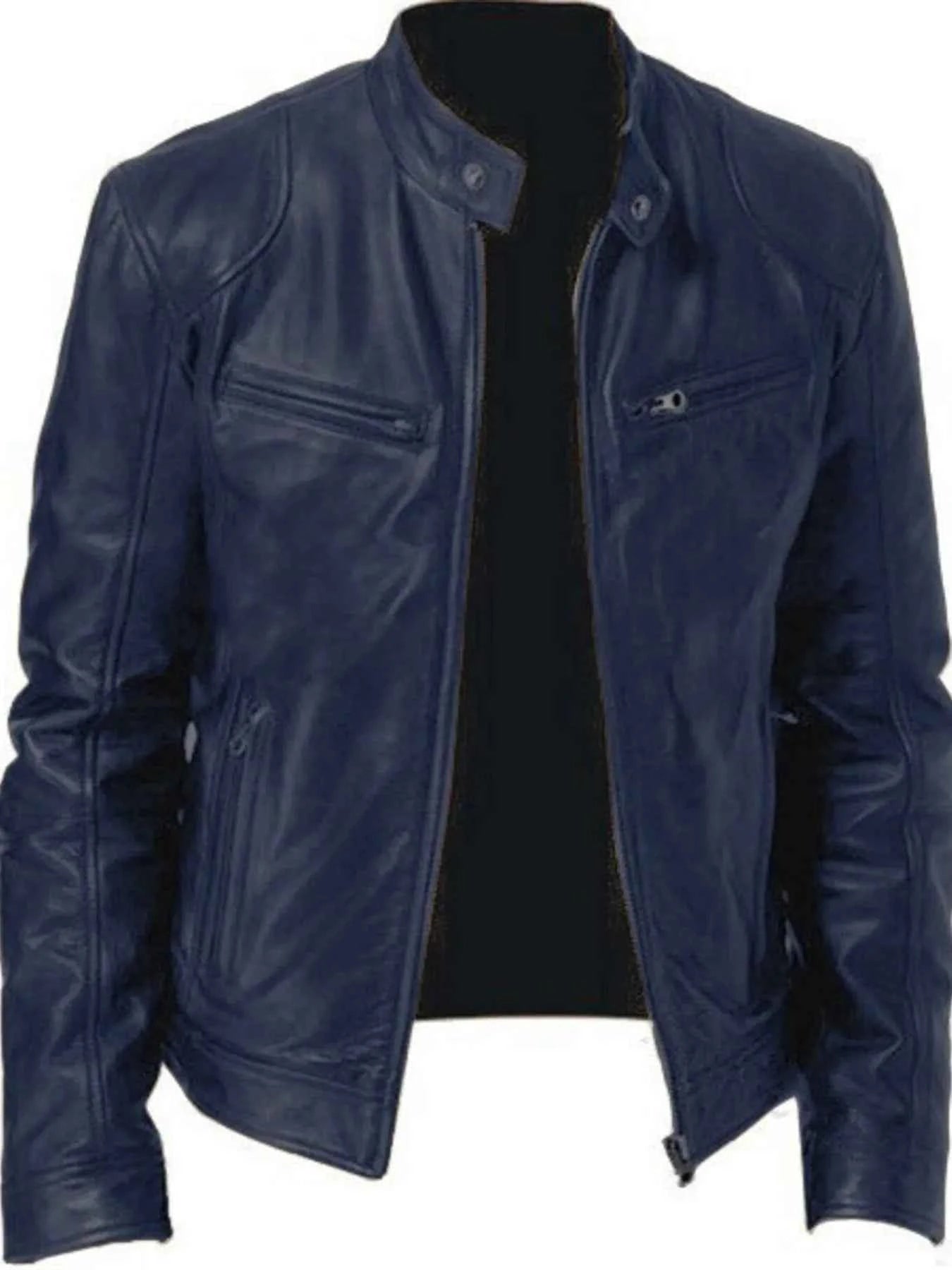Men's Full Size Zip Up Long Sleeve Jacket Plus Size