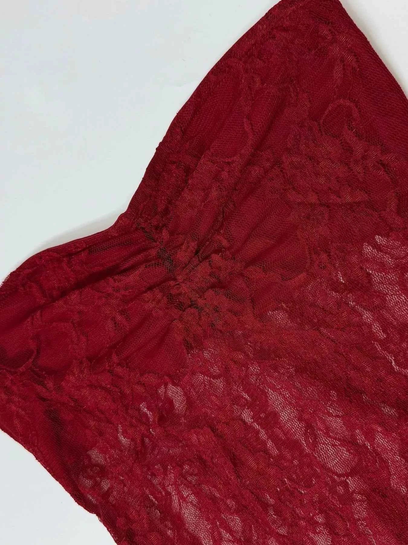 Lace Corset Maxi Dress