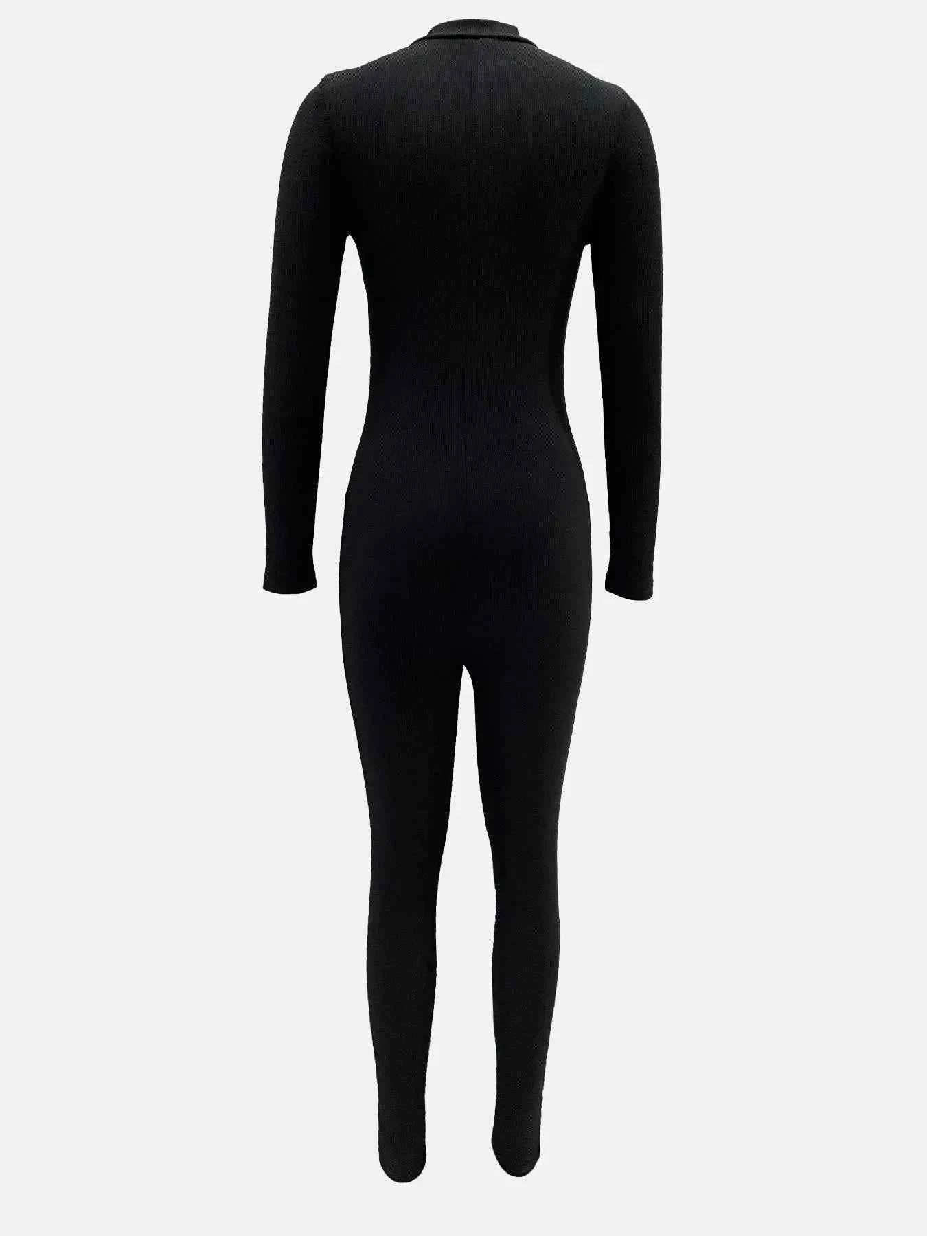Long Sleeve Bodycon Jumpsuit