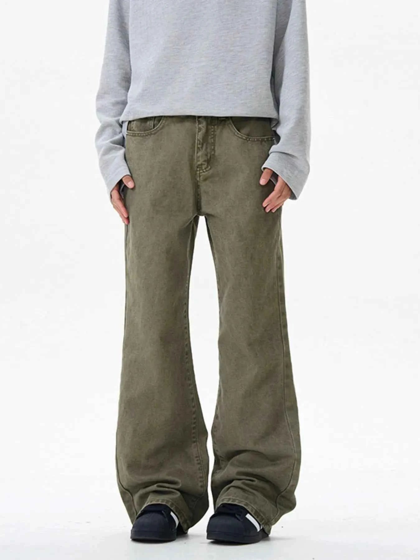 Men's Wide Leg Flare Jeans