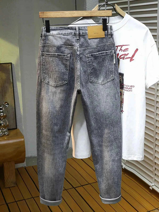 Men's Distressed Slim Fit Jeans