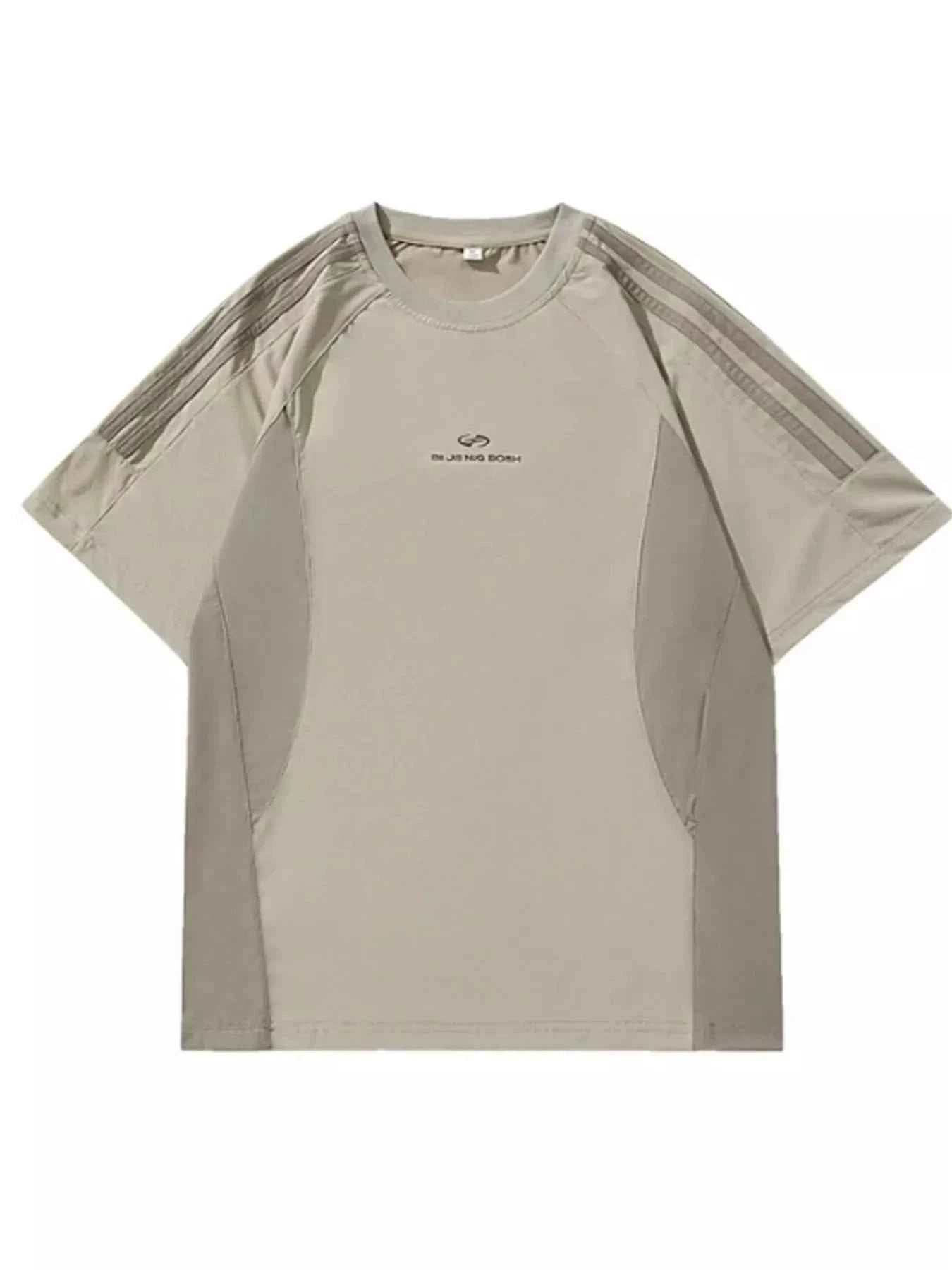 Men's Plus Size Round Neck Short Sleeve T-Shirt