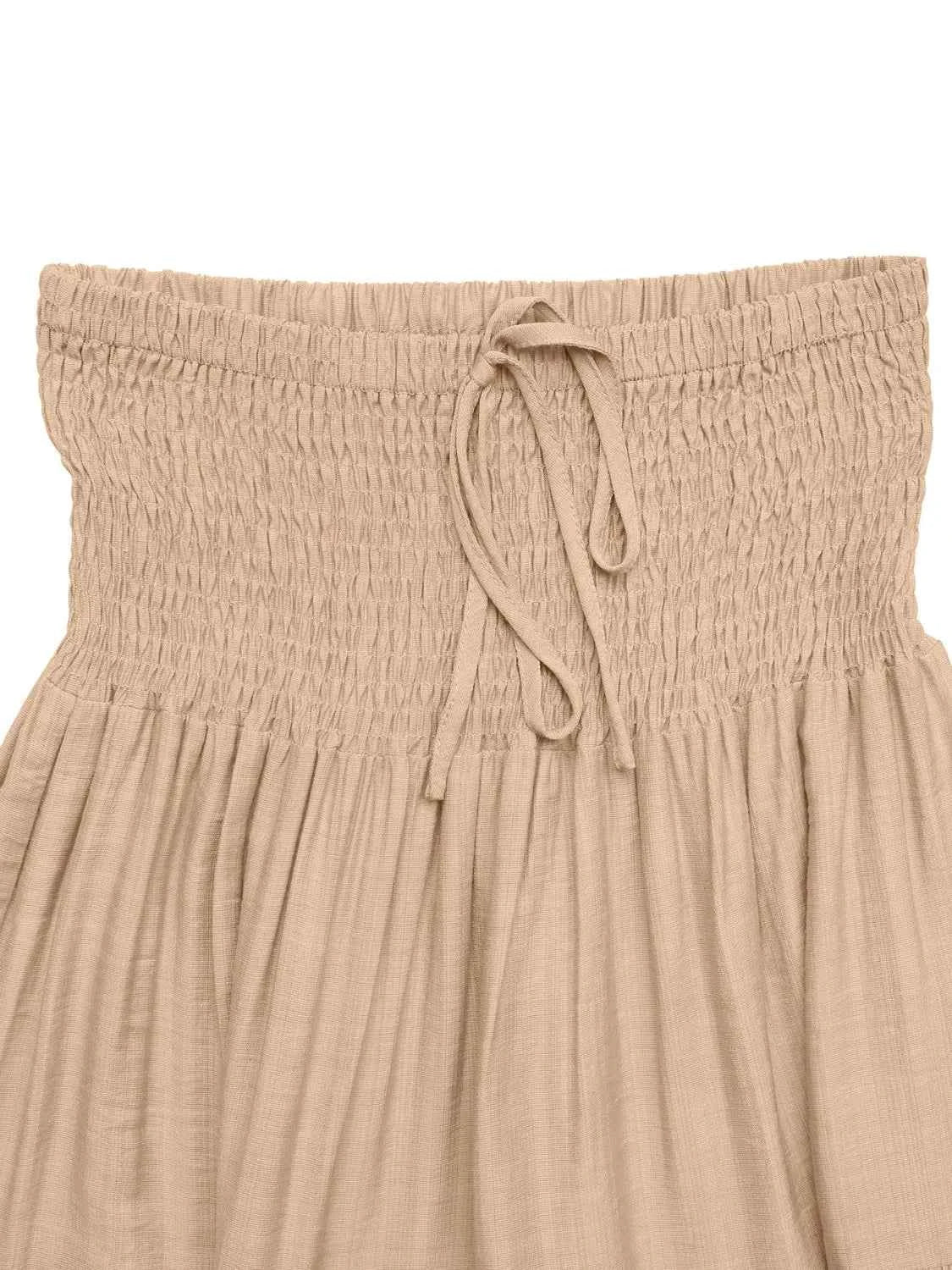 Smocked Tiered Skirt