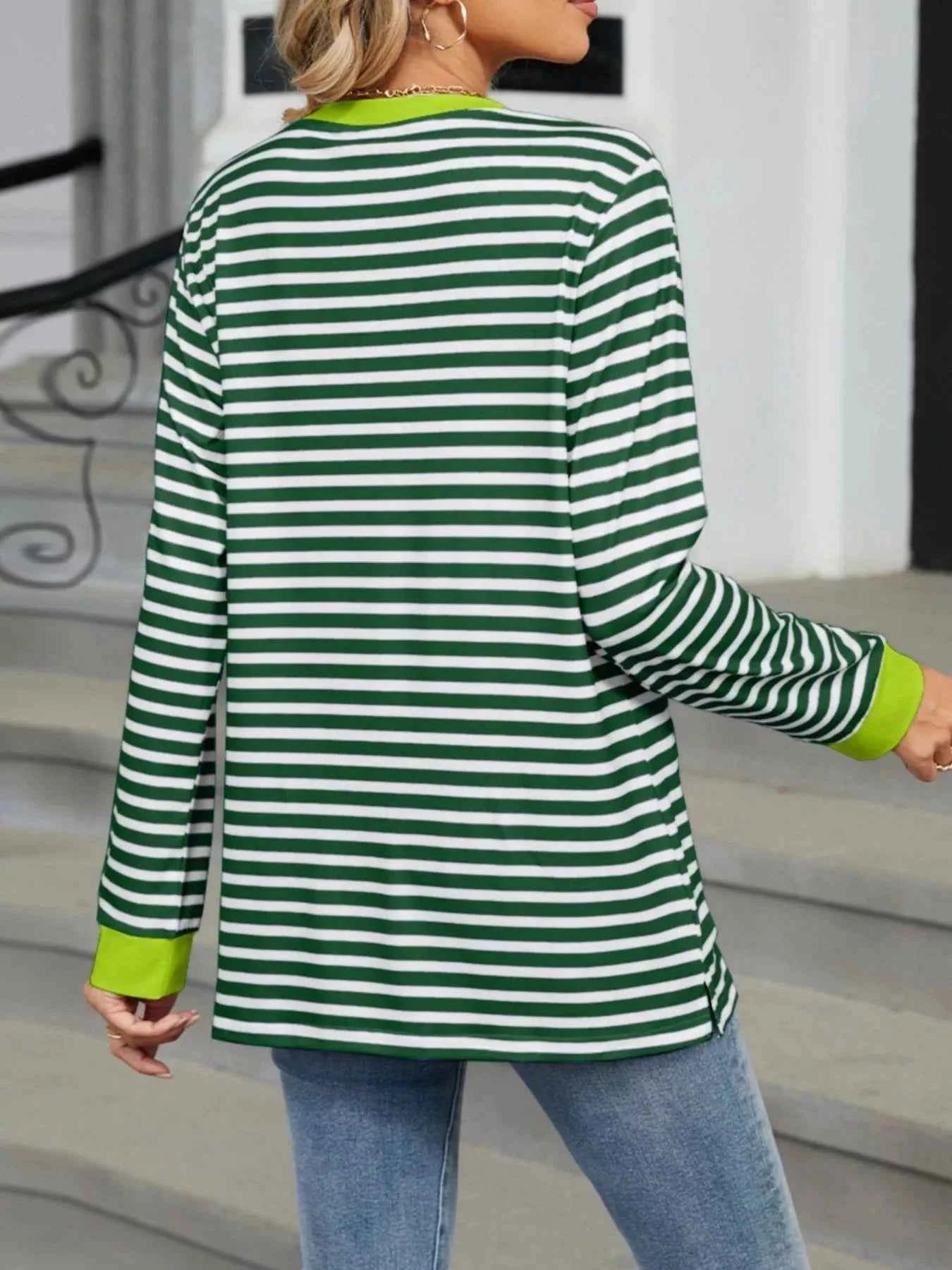 Striped Long Sleeve T-Shirt