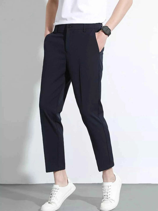 Men's Slim Fit Cropped Pants
