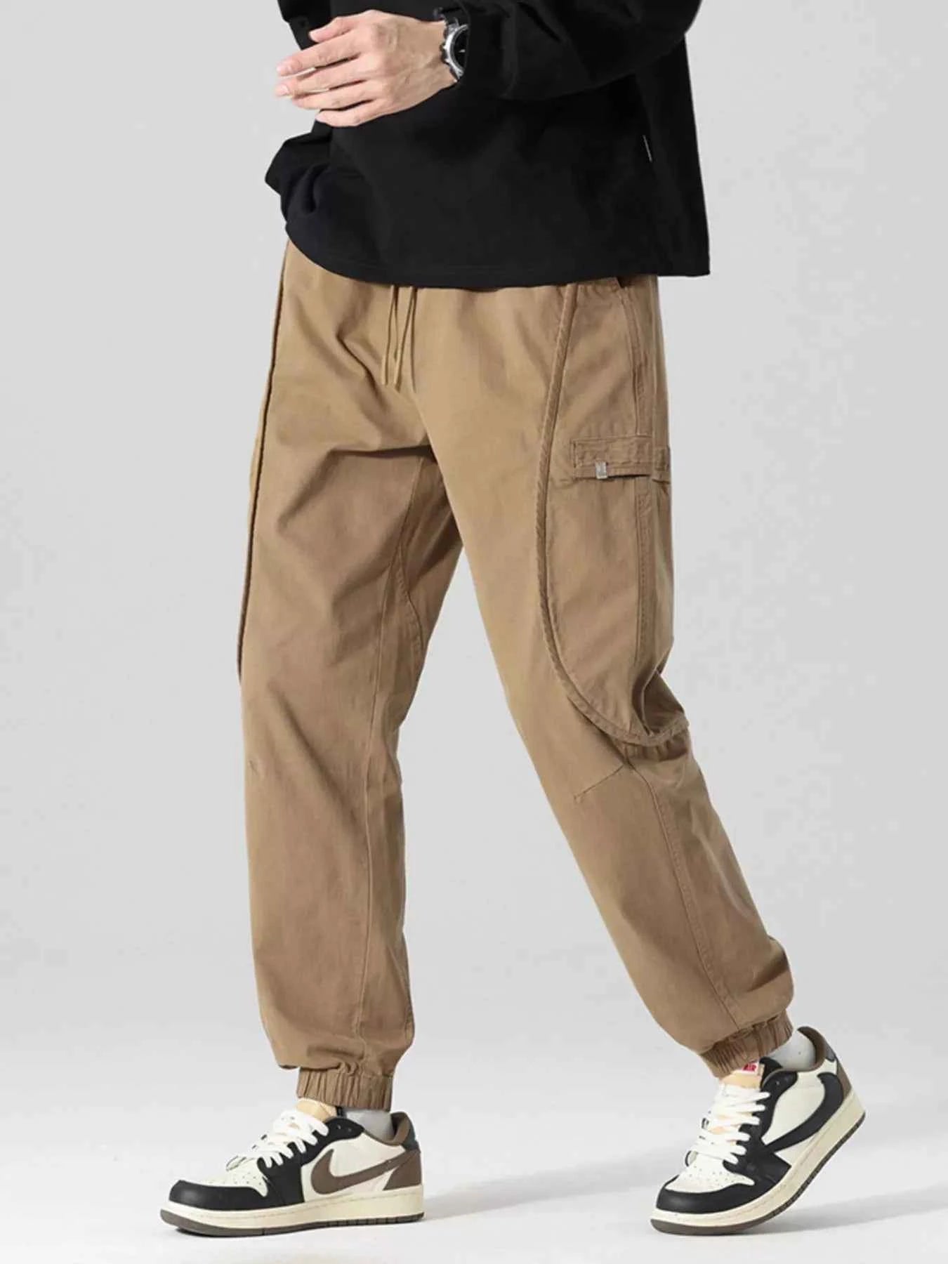 Men's Full Size Drawstring Loose Fit Joggers Plus Size