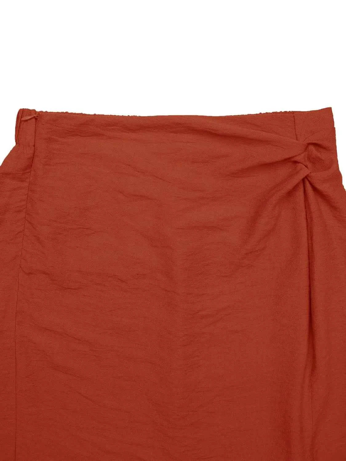 Slit Midi Skirt