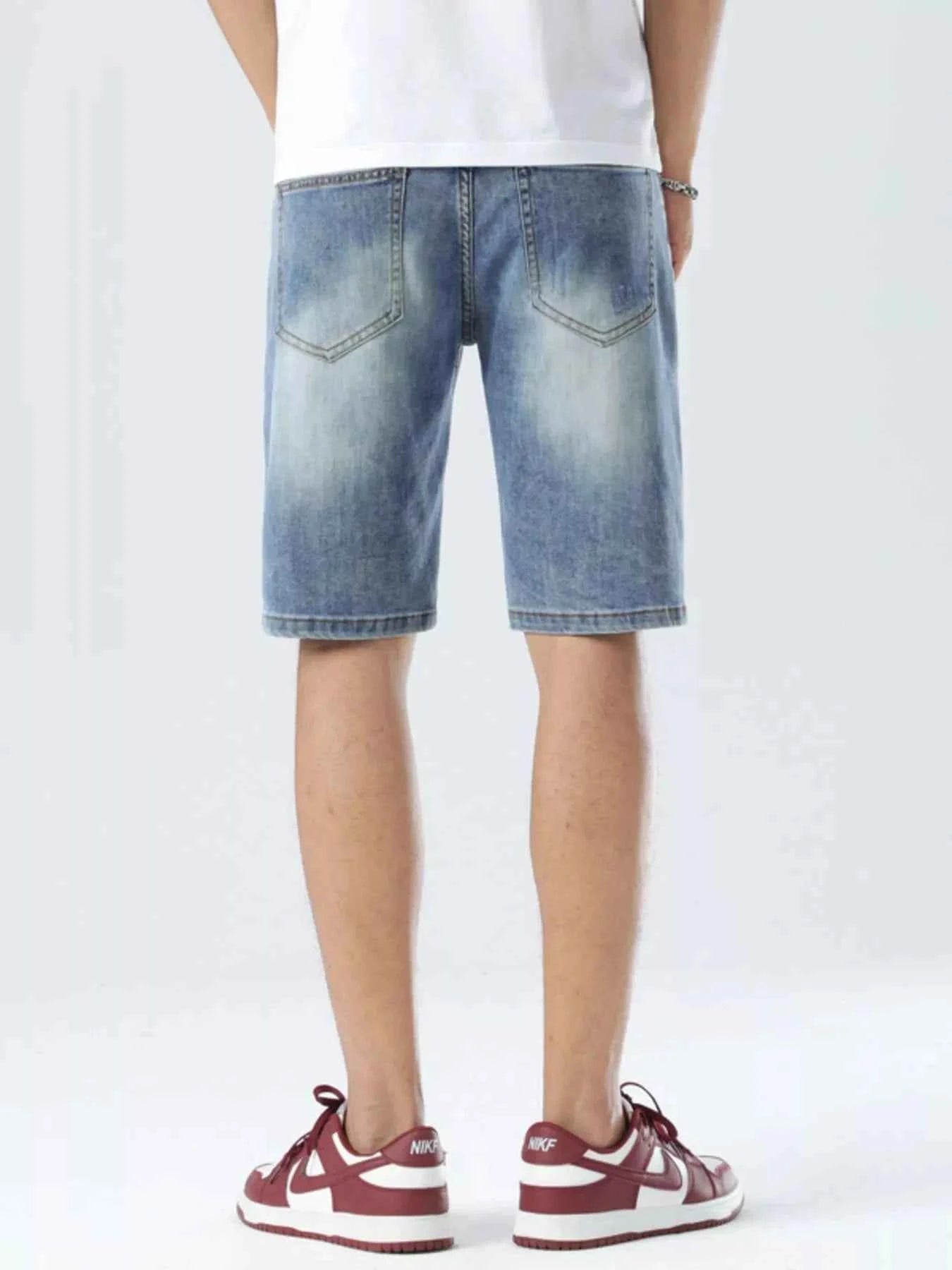 Men's Loose Fit Denim Shorts