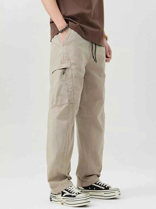 Men's Full Size Wide Leg Cargo Pants Plus Size