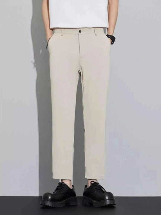 Men's Plus Size Straight Leg Casual Pants