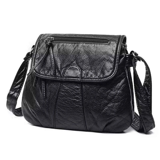 Leather Adjustable Strap Crossbody Bag