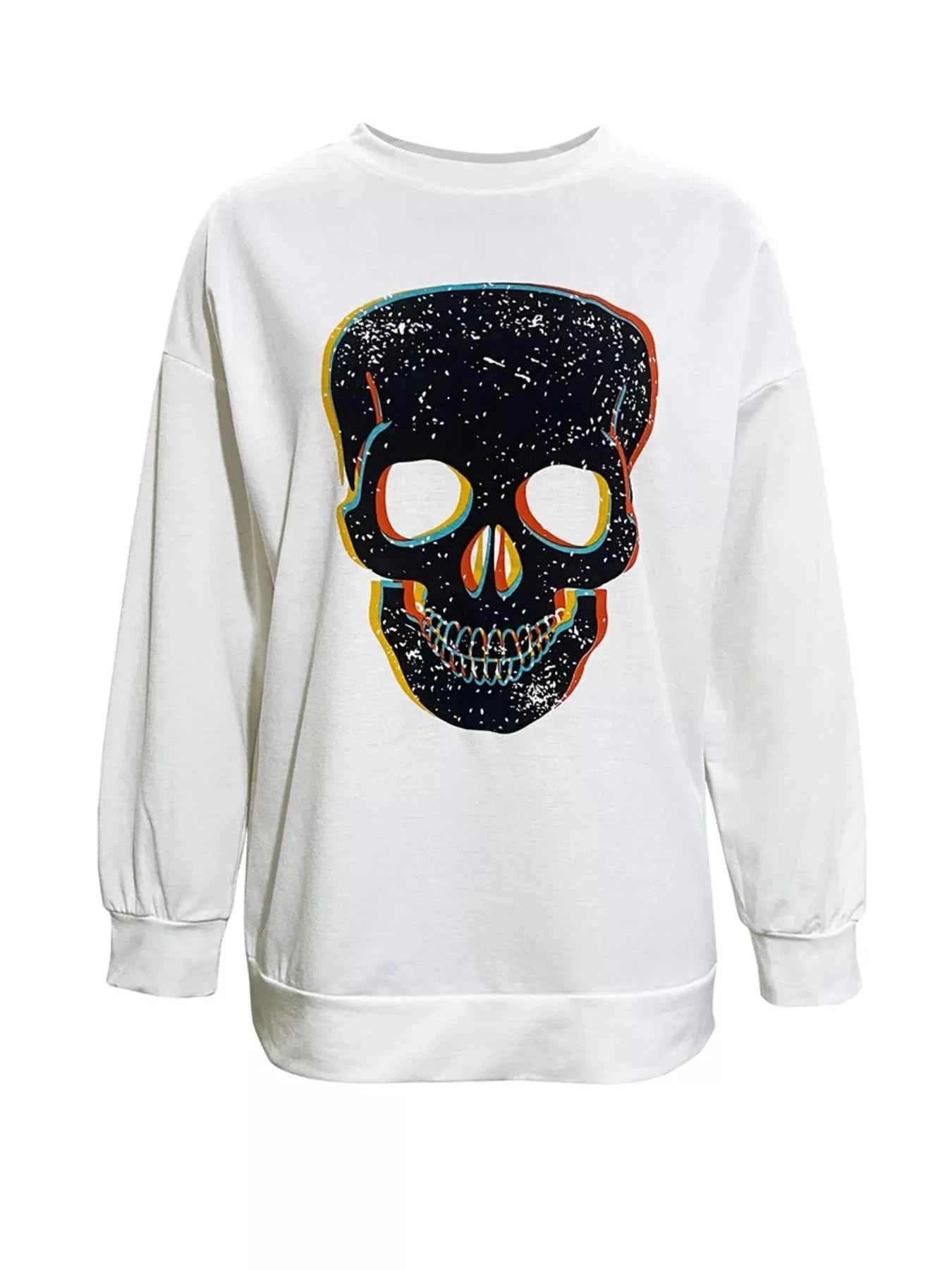 Graphic Round Neck Dropped Shoulder T-Shirt
