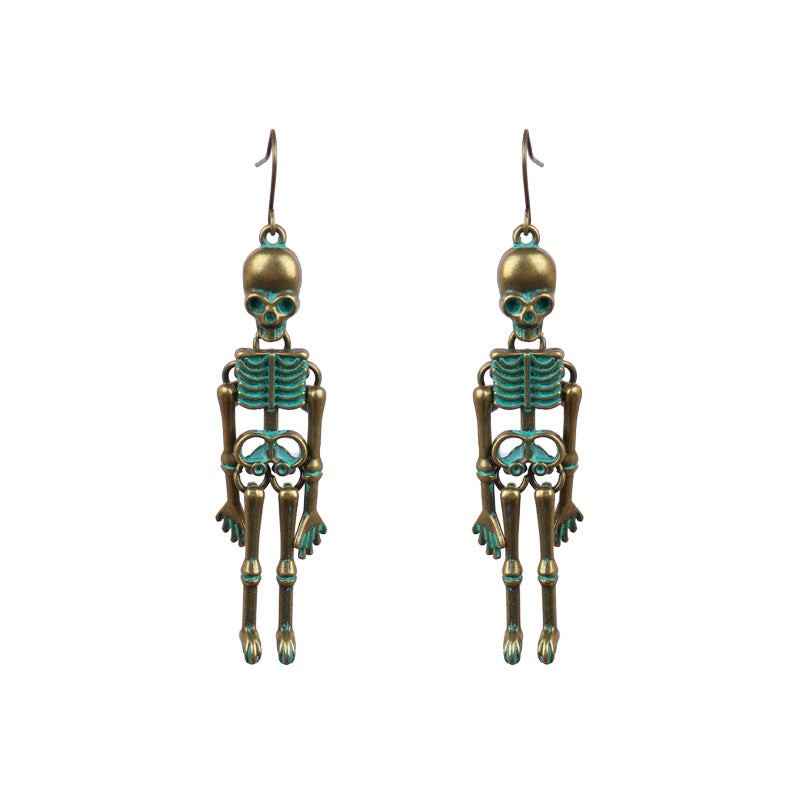 Skeleton Alloy Earrings