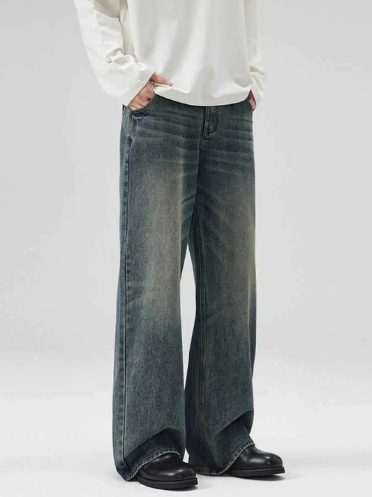 Men's Wide Leg Relaxed Fit Jeans
