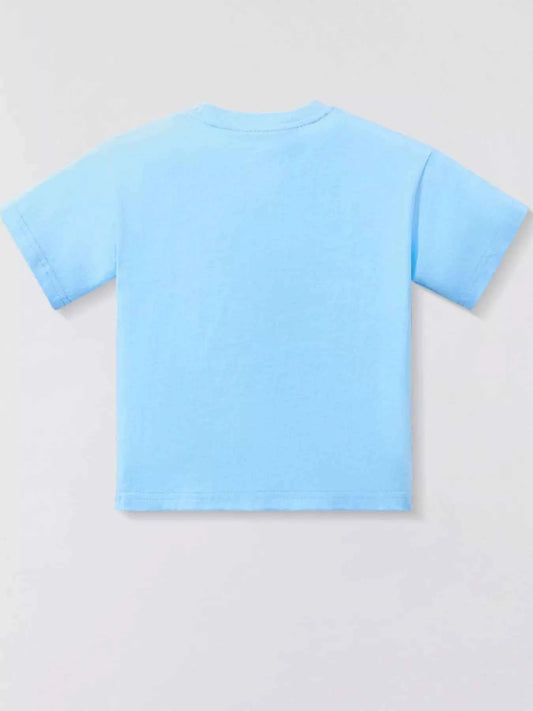 Children's Dinosaur Applique Short Sleeve T-Shirt