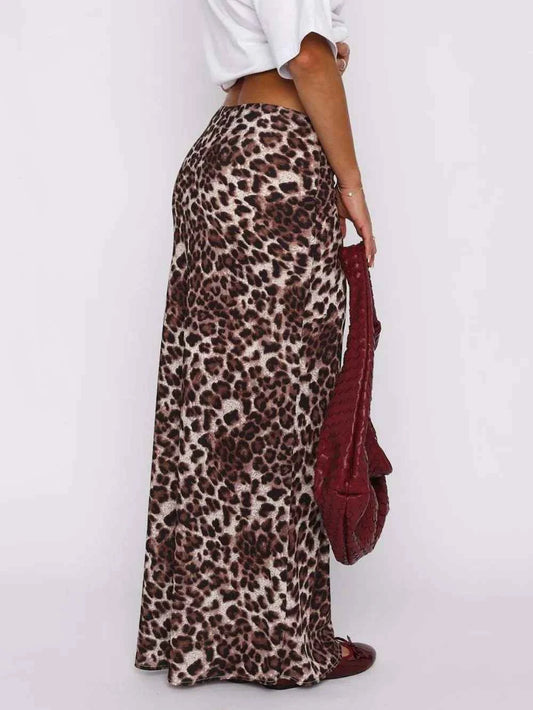 Leopard Maxi Skirt