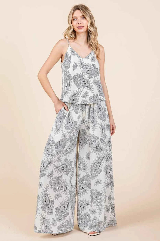 Mittoshop Paisley Print Cami and Pants Set