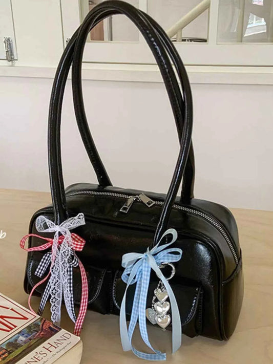Ribbon Decor Shoulder Bag