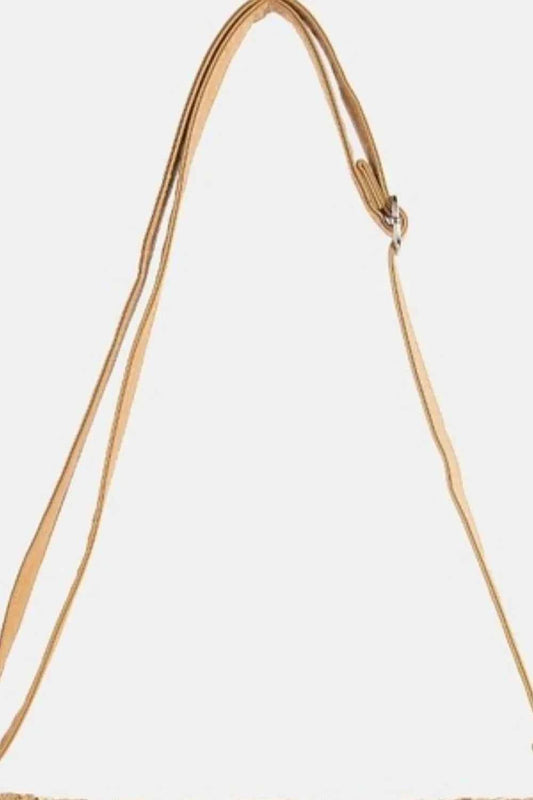 Fame Two Tone Woven Paper Envelope Clutch Bag